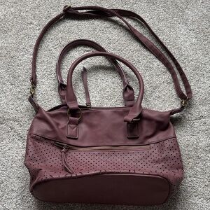Chic Burgundy Shoulder Bag